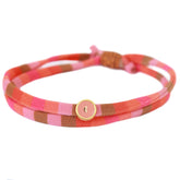 Bracelet de cheville wrap peach moon